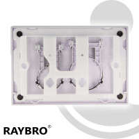 RAYBRO Betätigungsplatte CORTADO 25 Mattchrom für Geberit Spülkästen UP320, UP100, JomoTech, REZI Systems