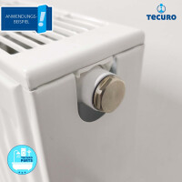 tecuro Blindstopfen, Verschlussstopfen 3/4 Zoll - selbstdichtend mit O-Ring - Messing vernickelt