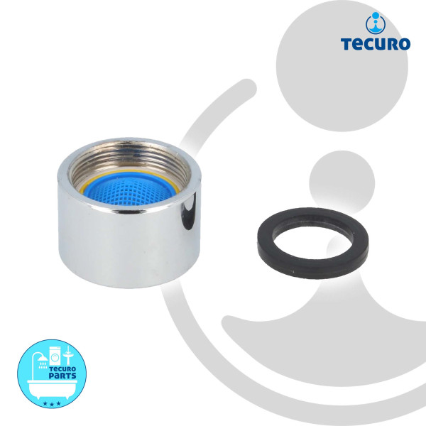 Tecuro DESIGN Mischdüse-Strahlregler-Luftsprudler 24 Mm - M 22 X 1 Ig Verchromt