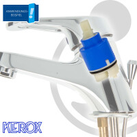 KEROX Kartusche K-35 B - Ø 35 mm Steuereinheit Regeleinheit für Einhebel-Armaturen Bad/Küche