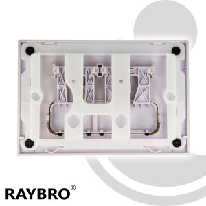 B-Ware RAYBRO Betätigungsplatte MOCHA 55 Rose Gold für Geberit Spülkästen UP320, UP100, JomoTech, REZI Systems
