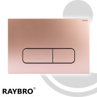 B-Ware RAYBRO Betätigungsplatte MOCHA 55 Rose Gold für Geberit Spülkästen UP320, UP100, JomoTech, REZI Systems