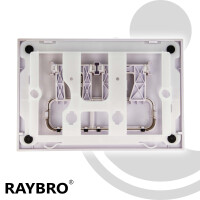 B-Ware RAYBRO Betätigungsplatte MOCHA 55 Rose Gold für Geberit Spülkästen UP320, UP100, JomoTech, REZI Systems