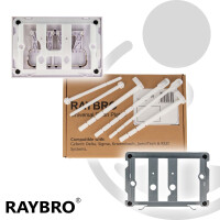 B-Ware RAYBRO Betätigungsplatte MOCHA 55 Rose Gold für Geberit Spülkästen UP320, UP100, JomoTech, REZI Systems