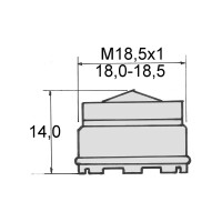 NEOPERL CACHÉ HONEYCOMB TJ/M18.5x1 Strahlregler ( Kl. B 22,8 - 25,2 l/min)