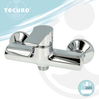 tecuro K15 DESIGN Wand - Spültischarmatur, glanzverchromt, ohne Auslauf