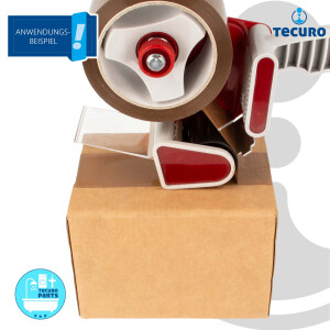 tecuro PREMIUM Acrylat-Paketklebeband PP31, braun, 50 mm...