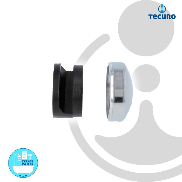 Topzone Spiegelhalter-Clips Aus Kunststoff - 12 Stück, Klar, Für 6mm Spiegel Bis 9kg