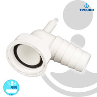 tecuro Geräteanschlusstülle mit Kondensatablauf für Küchen-Spülensiphon