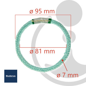 Dichtung Ø 81 mm, für Brennerrohr Flammrohr Bosch, Sieger, Buderus BE/BE-A/BRE 8718585504 ersetzt 63025271