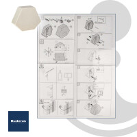 Bosch Buderus Außentemperaturfühler Sensor FA 10k für CC8313/8311 - 8738810224