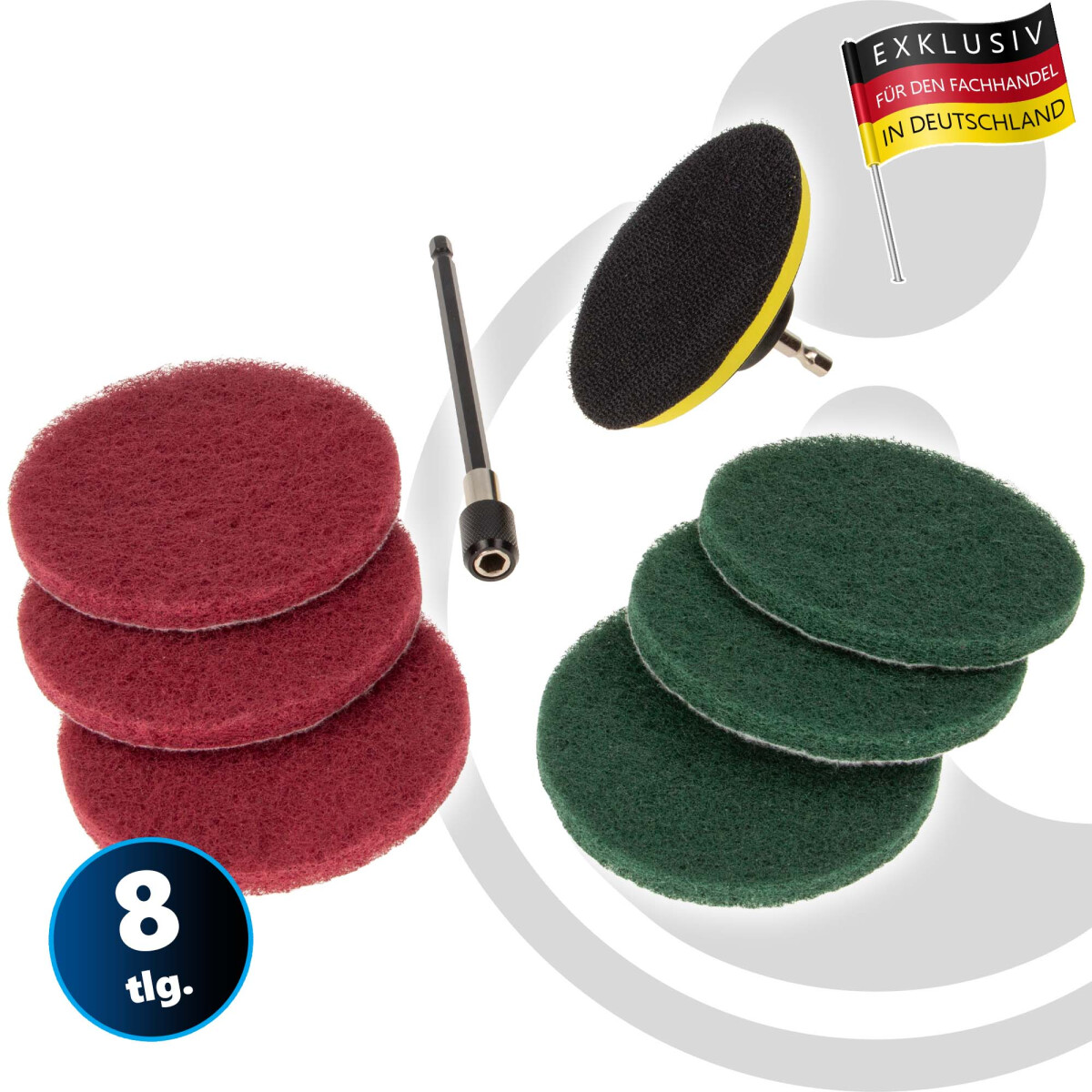 MASTERPROOF PROFESSIONAL Polierpad / Schleifpad-Satz,...