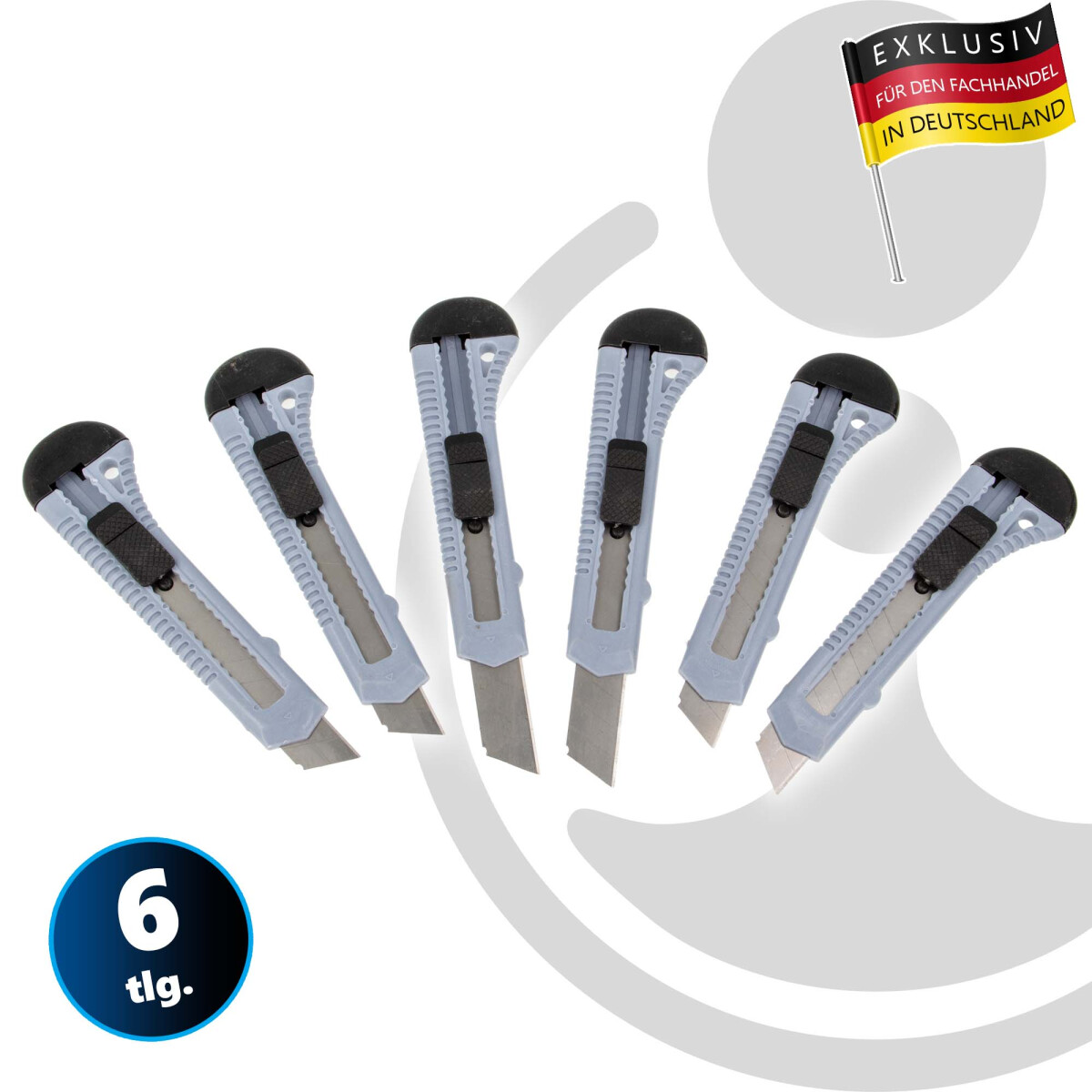 MASTERPROFF PROFESSIONAL Cuttermesser Set 6-tlg....