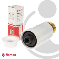 FLAMCO Schnellentlüfter Schwimmerentlüfter Flexvent G1/2 Zoll, weiß, ohne Absperrventil - 10 bar, max. +90°C - Typ 27743