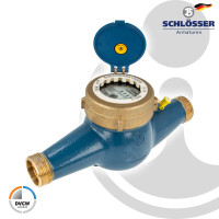 B_WARE JS Hauswasserzähler MNR 1 Zoll DN 25  Q3=10, R80,  Baulänge 260 mm