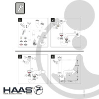 HAAS Kugelverschluss - Siphon - Geruchsverschluss für Spüle / Küche 1 1/2 Zoll x DN 40, Typ 5470