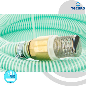 tecuro Saugschlauch-Garnitur 1 Zoll (DN25) 7 Meter -...