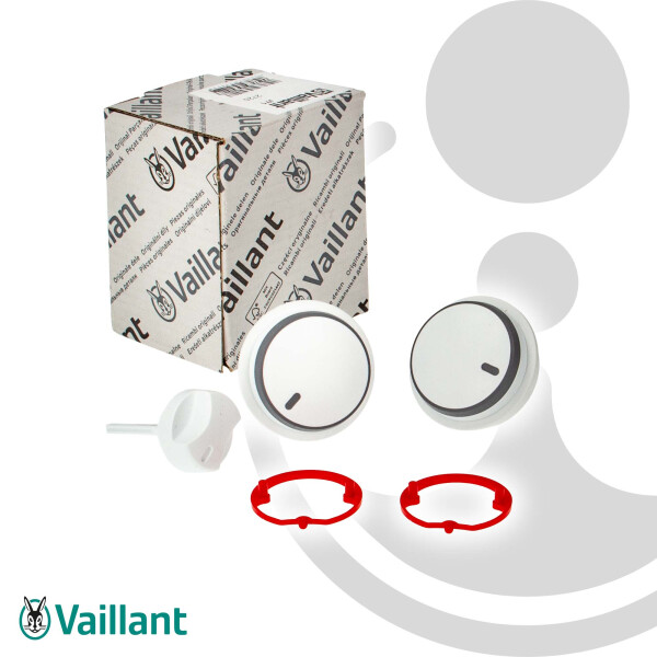 VAILLANT Knopf-Set 3-teilig für Gasheizkessel VC 126+196+246+306/3-5 (R3,5) 0020037662