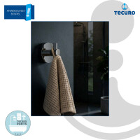 tecuro 8000 Handtuchhaken - Metall hochglanzverchromt