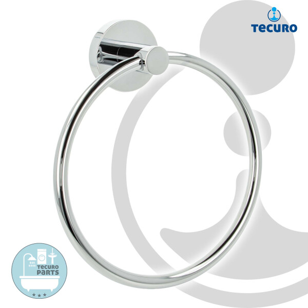 tecuro 8000 Handtuchring Ø 170 mm - Metall hochglanzverchromt
