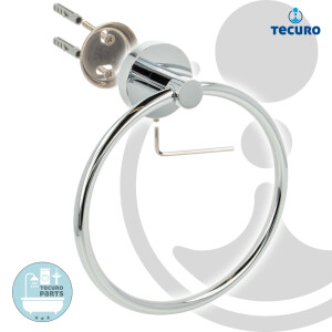 tecuro 8000 Handtuchring Ø 170 mm - Metall hochglanzverchromt