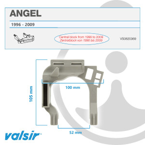 VALSIR Zentralblock Halterung für Heberglocke und Füllventil zu UP-Spülkasten ANGEL 1996-2009 - VS0820369