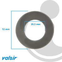 VALSIR Heberglockendichtung Ø 72 x Ø 39,5 x 2,7 mm, für UP-Spülkästen - VS0801065