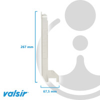 VALSIR Niederhalter Wasserpegelstab für UP-Spülkasten MEDUSA 1994-2008 - VS0801009