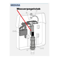 VALSIR Niederhalter Wasserpegelstab für UP-Spülkasten RIOS - VS0800123