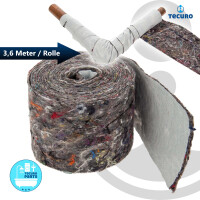 Isolierstreifen Vlies 70 mm x 3,6 Meter 2 mm Stärke mit Dampfsperre