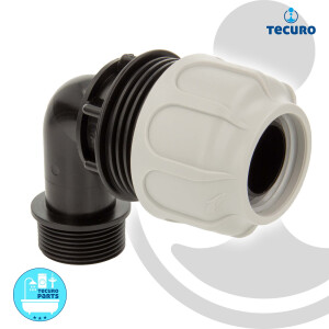 tecuro PP-Klemmverbinder Winkel 90°, für...