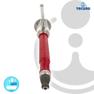 tecuro C-Strahlrohr, mit Einhebel-Kugelventil und 52-C Storz-Kupplung, 450 mm - Aluminium/Kunststoff