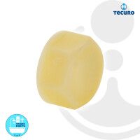 tecuro Kappe mit 1/2 Zoll Innengewinde, PA (nylon 66), natur