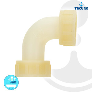 tecuro 90° Winkel mit beidseitig 1 Zoll...