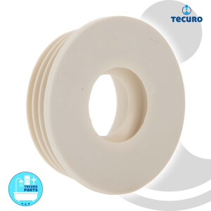 tecuro Euro WC-Spülrohrverbinder Ø 55/60 mm...