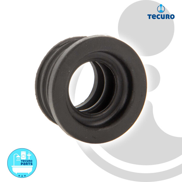 tecuro Gummimanschette für Abflussrohr Außen Ø 46 mm x Innen Ø 26-32 mm