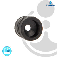 tecuro Gummimanschette für Abflussrohr Außen Ø 32 mm x Innen Ø 12 - 22 mm