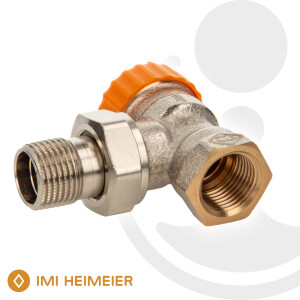 IMI Heimeier Thermostat-Ventilunterteil Eclipse, Eckform, DN 15 - 1/2 Zoll