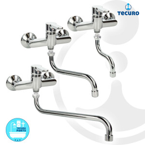 tecuro Einhebel - Wand Spültischbatterie CLASSIC,...