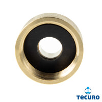 tecuro Red.-Verlängerung Außengewinde G 3/8 x Innengewinde Rp 3/4, zyl. MS-blank CW617N