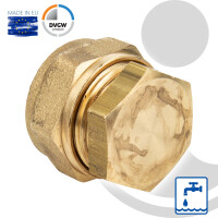 MS-Endkupplung Ø 22 mm, passend zu MS-Klemmringverbinder