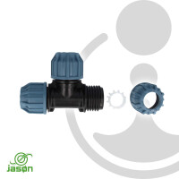 Jason PP-Klemmkupplung T-Stück Ø 63 mm - DVGW zugelassen