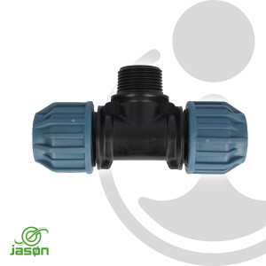 Jason PP-Klemmverbinder T-Stück mit AG Ø 40 x...