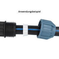 PP-Klemmverbinder gerade mit AG - für PE-Rohr - DVGW zugelassen