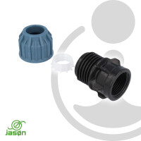 Jason PP-Klemmverbinder mit IG Ø 25 mm x 1 Zoll - DVGW zugelassen