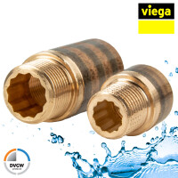 Viega Rotguss Hahnverlängerung 1/2 x 25 mm - Typ 3525 - DVGW