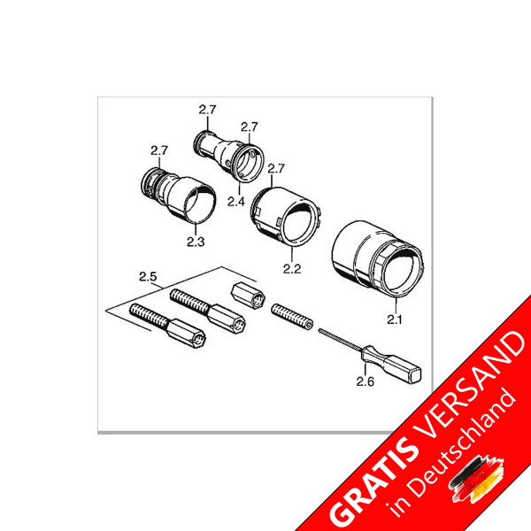 HANSA Verlängerungssatz 35 mm - 59911438, 152,95 € 