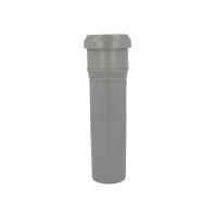 HT Rohr Ø 32 x 500 mm, mit einseitiger Steckmuffe und Gummidichtung