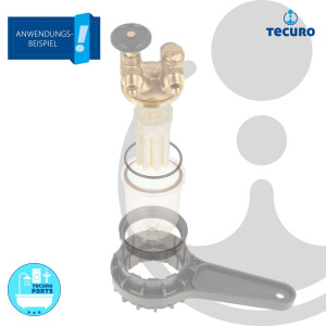 tecuro Heizölfiltereinsatz (SIKU) Sinter-Kunststofffilter  50-70 µm, Sternform