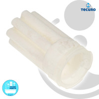 tecuro Heizölfiltereinsatz (SIKU) Sinter-Kunststofffilter  50-70 µm, Sternform